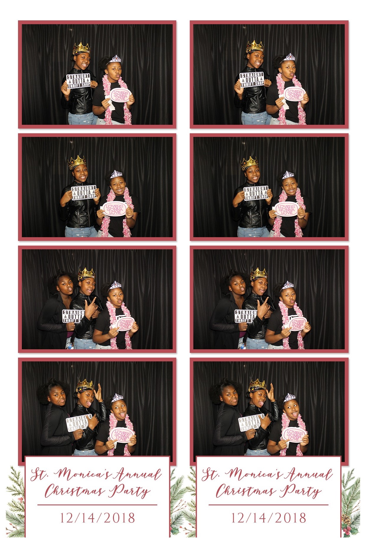 St Monica's Christmas Party 2018 | View more photos from the event at gallery.photoboothcincy.com/u/PhotoBoothCincy/St-Monicas-Christmas-Party-2018